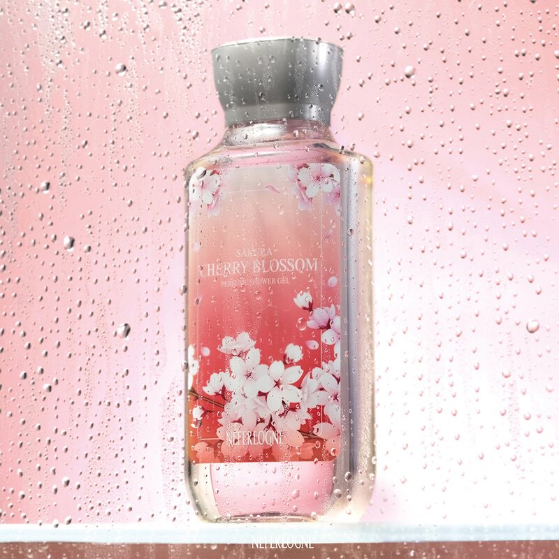 Neferlogn เจลอาบน้ำกลิ่น Sakura Cherry Blossom และ When The Stocks Go Green ขนาด 300ml.