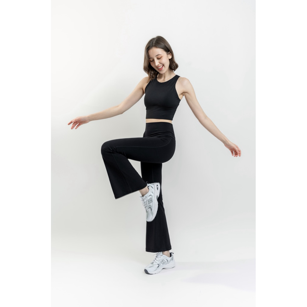 Iris flared leggings – simply.fitco ราคา ถูกที่สุด ดีลบีเคเค แกลเลอรีภาพที่ 7