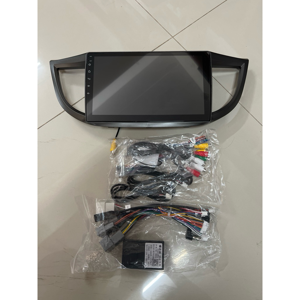 3995บาท จอ 10นิ้ว แรม4 รอม 64 จอ 2K CarPlay พร้อมหน้ากากปลั๊กตรงรุ่น CRV G4 2012-17 จอติดรถยนต์