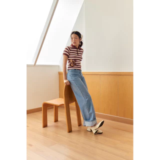 THADA.CO | “LILAC BAGGY JEANS“ (MID-WAIST)