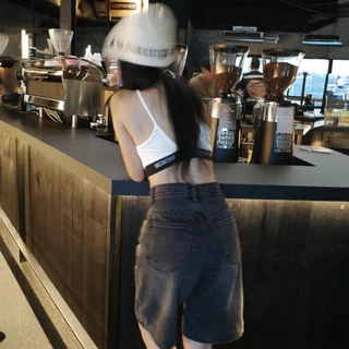 กางเกงยีนส์ 4 ส่วน ทรงตรง รุ่น Maziki Jeans