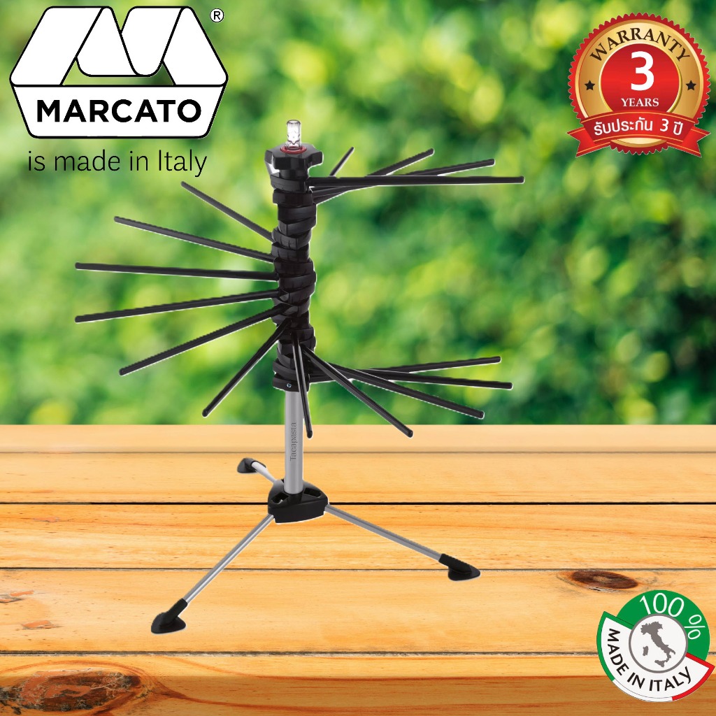 MARCATO Pasta Dryer สีดำ ราวแขวนเส้นพาสต้า Black Color ราวตากผ้าพาสต้า ที่ตากเส้นบะหมี่ รุ่น TP-NER