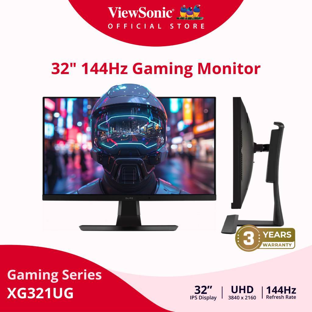Viewsonic Monitor XG321UG / 32” / Ultra HD / 144 Hz /  3 ms  (จอมอนิเตอร์)