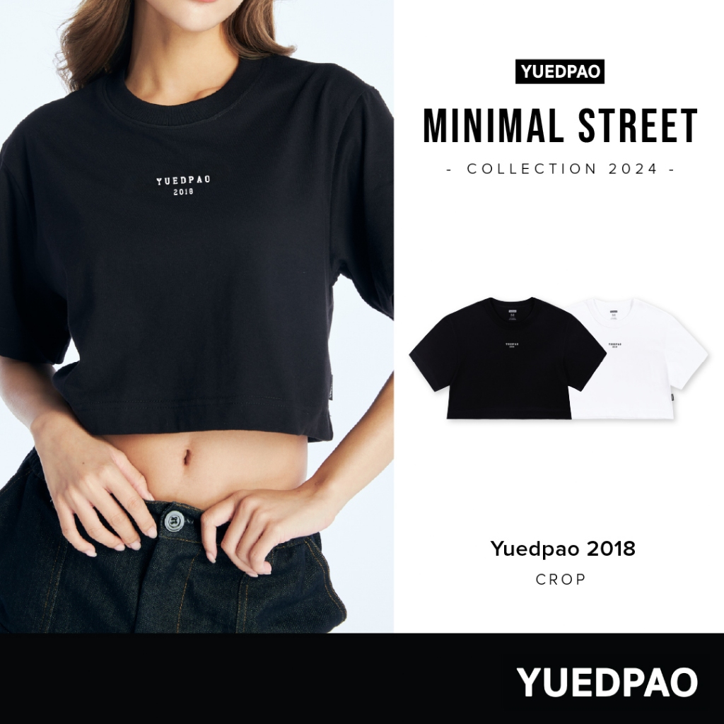 Yuedpao Minimal Street ผ้าหนาทรงสวย ยับยากรีดง่าย เสื้อยืดเปล่า เสื้อยืดครอป Cro