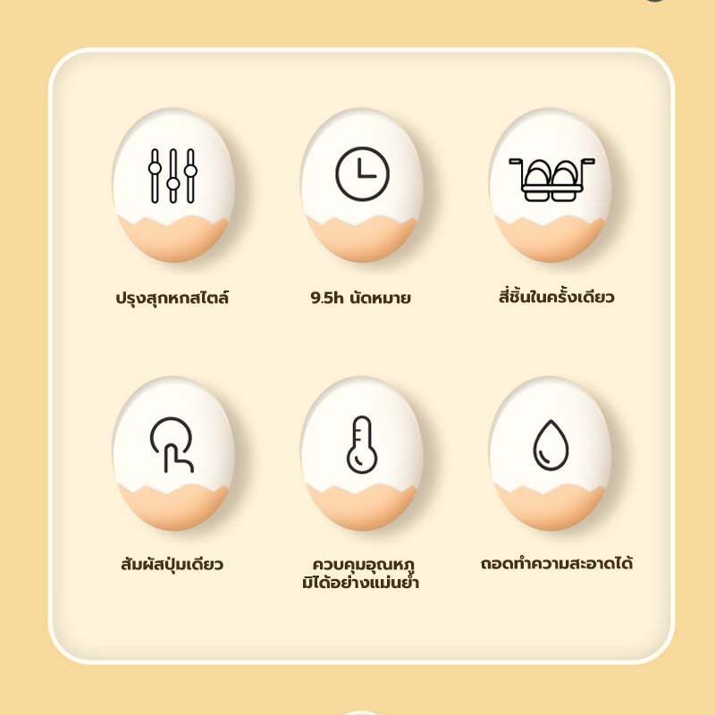 อุปกรณ์เสริมสำหรับเครื่องนึ่งไข่ - ชาม, ชั้นวางไข่นึ่ง - รูปที่ 2