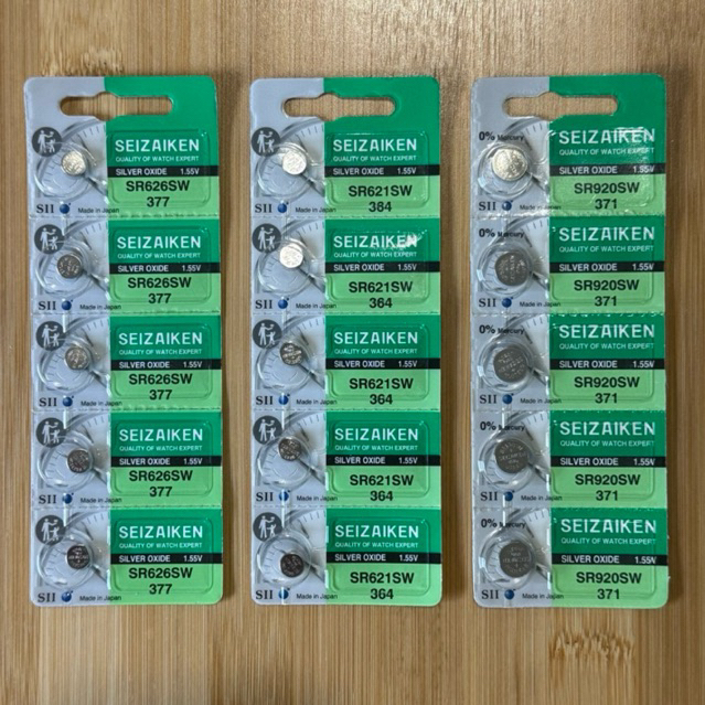 SEIZAIKEN silver1.5V ของแท้SR626SW/SR621SW/SR920SW แบ่งขาย1ก้อน ออกใบกำกับภาษีได้