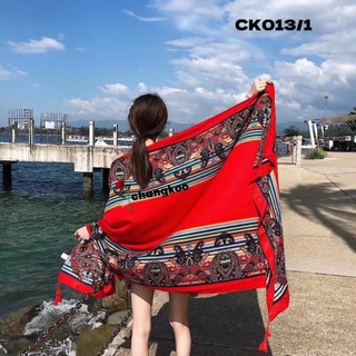 ผ้าคลุมไหล่ ผ้าพันคอ ของขวัญ ของฝาก สามารถกันหนาว กันลม กันแดด ของใหม่ ราคาสุดคุ้ม พร้อมส่งในไทย
