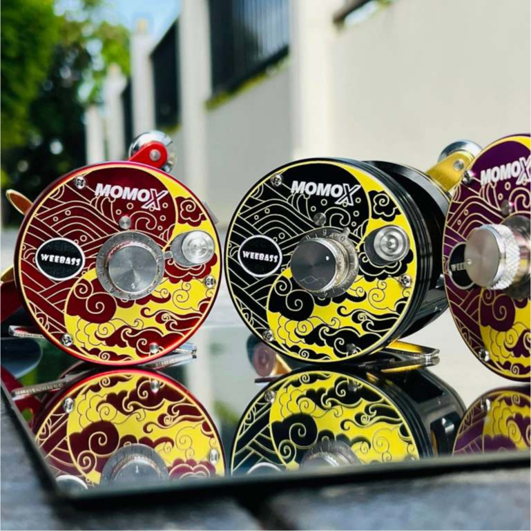 รอกเบทกลม weebass Momo-X V.2 Gear ratio 5.3:1 ลูกปืน4+1 ballbearing