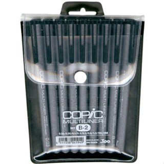 Copic Multiliner Set 7/9 I ชุดปากกาตัดเส้นหมึกกันน้ำโคปิค