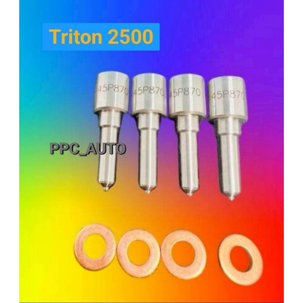 หัวฉีด​ 870 แรง​ ใส่​ไทรทัน​ Triton , D4D เครื่อง​ 2500  เบอร์​ 870 หัวฉีด​รถยนต์ 145p870 ชุด​ปลาย​ 