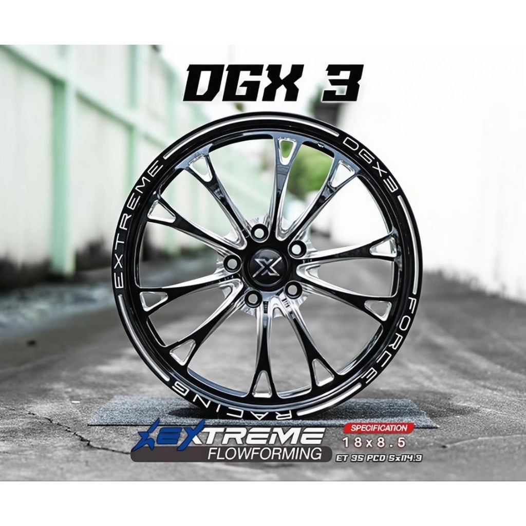 ล้อแม็กใหม่​ DGX3  ขอบ18​  5รู×114​ (4วง)