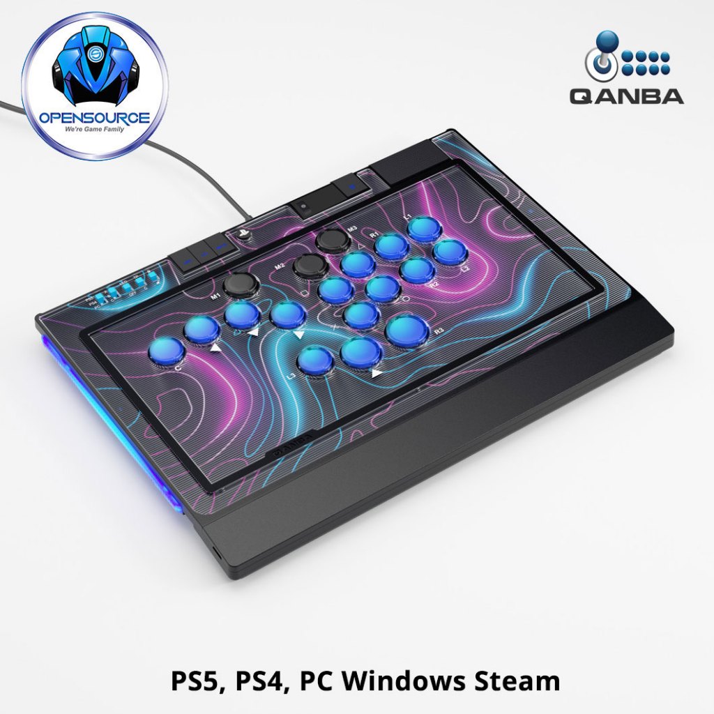 [พร้อมส่ง ร้านไทย]Qanba: จอยโยก จอยอาเขต Qanba Sapphire Obsidian 2 Titan Drone (Orignal US) - PS5, P