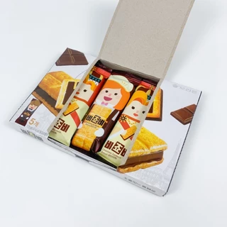 บิสกิตเกาหลี Orion Bichobi Snack 비쵸비 ขนมอบกรอบนำเข้า Biscuit CHOCO 125g ขนมเกาหลี