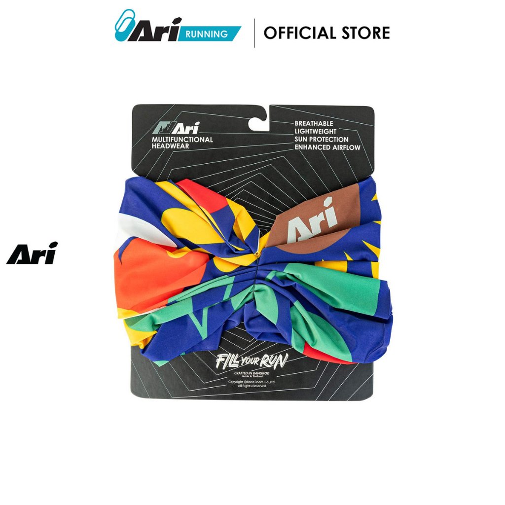 ARI EMPOWER WOMEN RUNNING MULTIFUNCTIONAL HEADWEAR - NAVY (AHW1568-03) ผ้าบัพ ผู้หญิง อาริ EMPOWER สีน้ำเงิน - รูปที่ 3