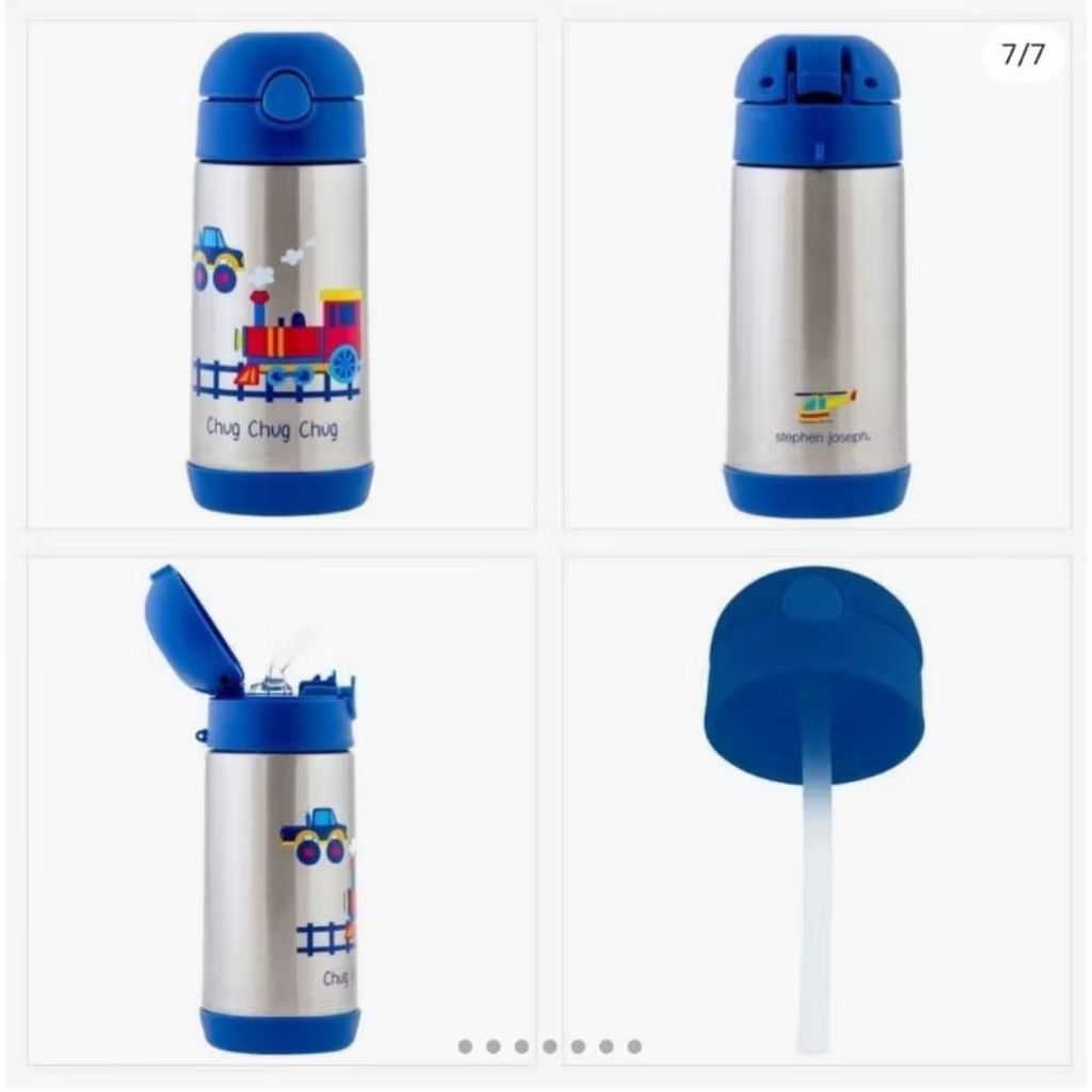 StephenJoseph – DOUBLE WALL SS BOTTLE – กระติกน้ำเก็บอุณหภูมิ จากอเมริกา เก็บเย็น ร้อนได้ถึง 6ชม. ความจุ 12oz. ราคา ถูกที่สุด ดีลบีเคเค แกลเลอรีภาพที่ 6