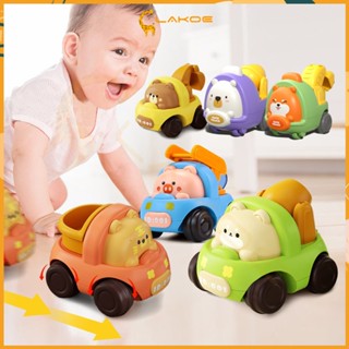 LAKOE รถบิ๊กฟุต รถของเล่น แบบดึงแล้วปล่อย รถเด็กเล่น ทนตกทนช…