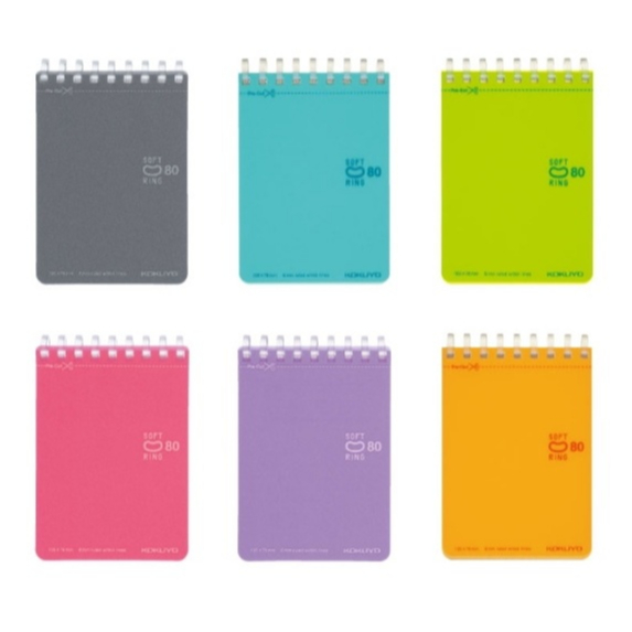 KOKUYO Soft Ring memo Notebook สมุดโน้ต สมุดบันทึก ขนาด รูปที่ 2