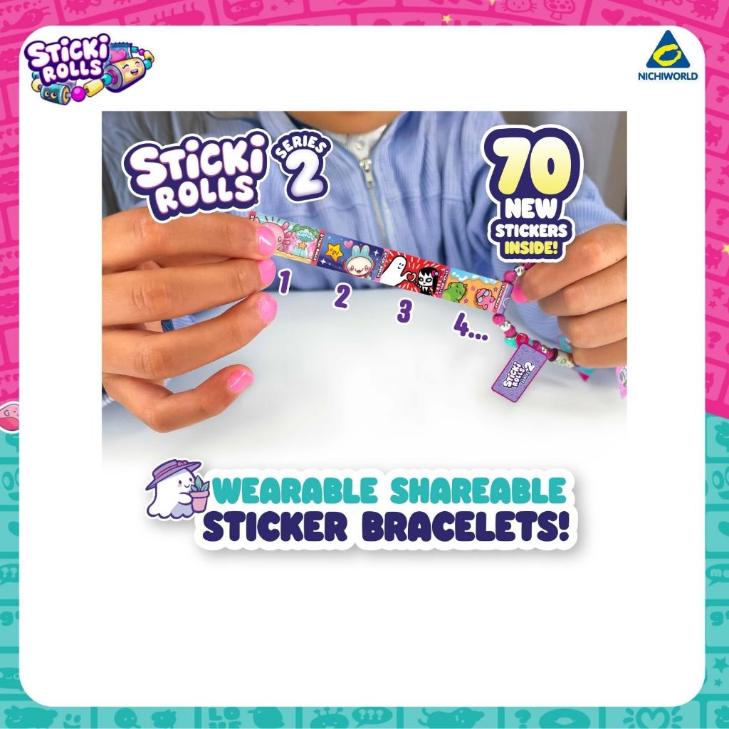 Sticki Rolls سوار ملصقات DIY ‏S2