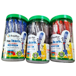 ปากกา Flex office learn FO-GELB31 หมึกน้ำเงิน เเดง เเละดำ ขน…