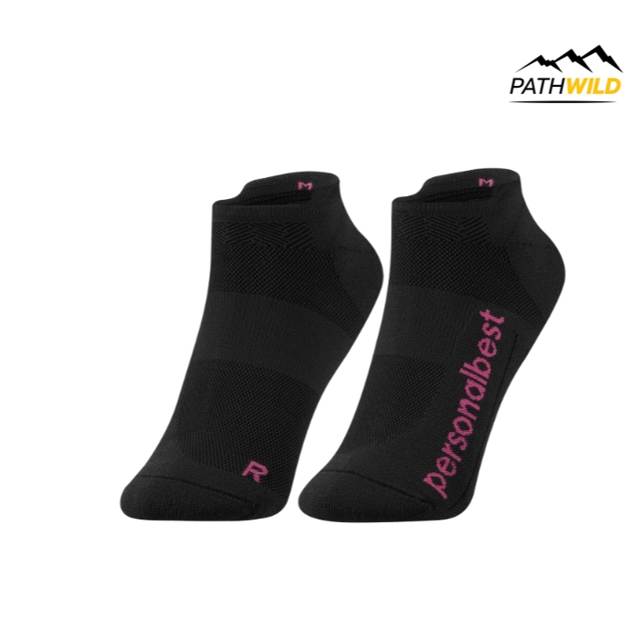 PERSONALBEST PERFORMANCE SOCK NO SHOW ถุงเท้าข้อสั้น สำหรับวิ่ง ออกกำลังกาย กระชับเท้า ไร้รอยต่อลดการระคายเคือง ระบายดี