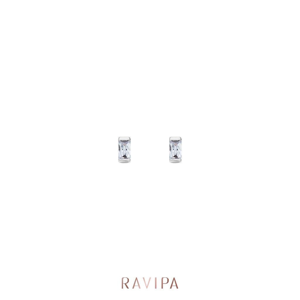 Ravipa | Essentials Baguette Earrings - ต่างหู