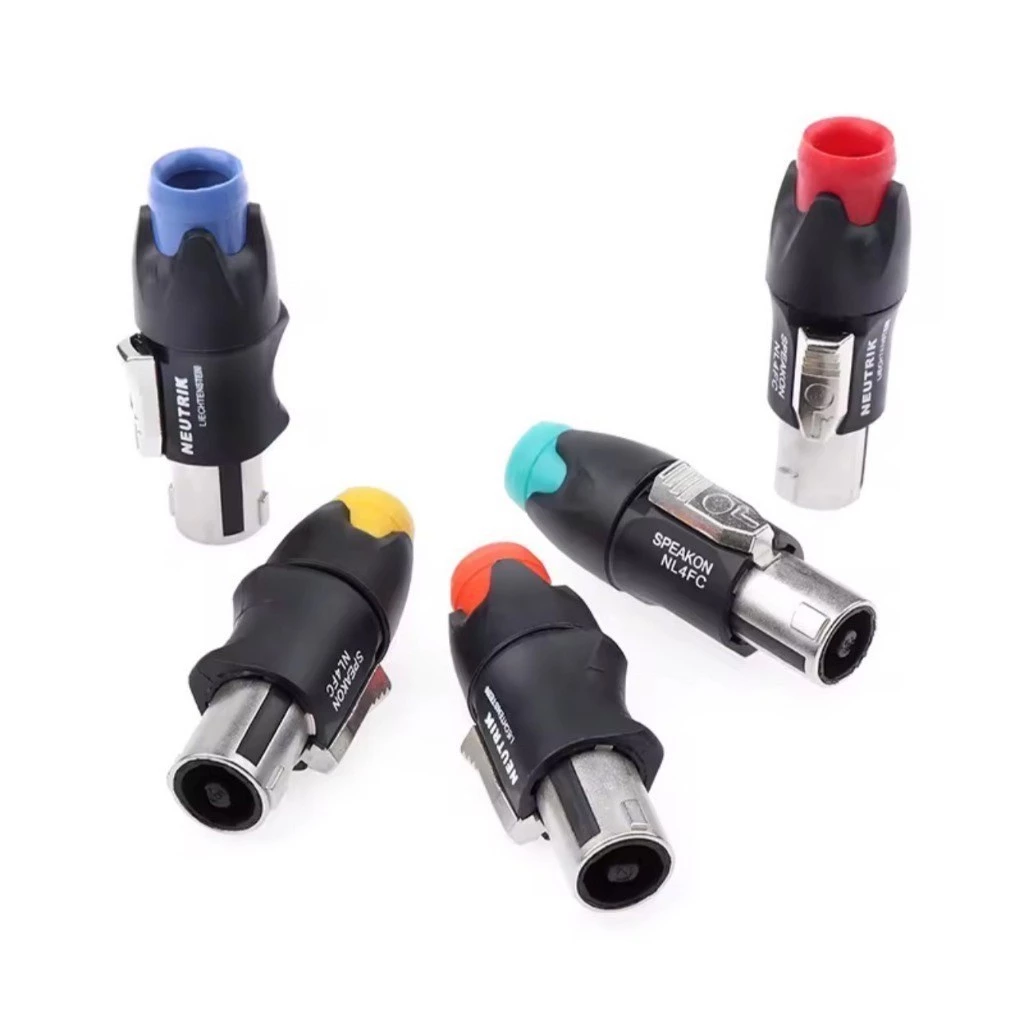 (มี5สีให้เลือก) ราคา1-5ตัว SPEAKON เสริมเหล็ก ปลั๊กลำโพง หัวspeakon สเปคคอน สเปคคอนลำโพง