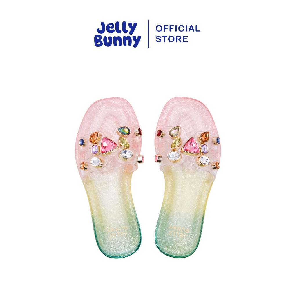 JELLY BUNNY รองเท้าแตะ MINI DONNA รุ่น B24SKSI013 Flourescent Glitter Green