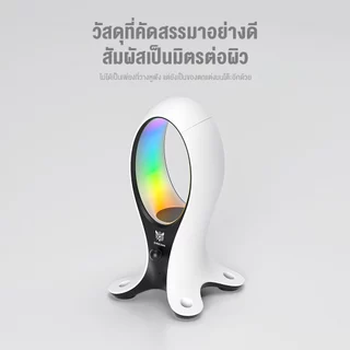 Onikuma YORU Headphone Stand ที่วางหูฟัง มีแสงไฟ RGB มีพอร์ต USB-A และ USB-C เชื่อมต่อได้หลายอุปกรณ์