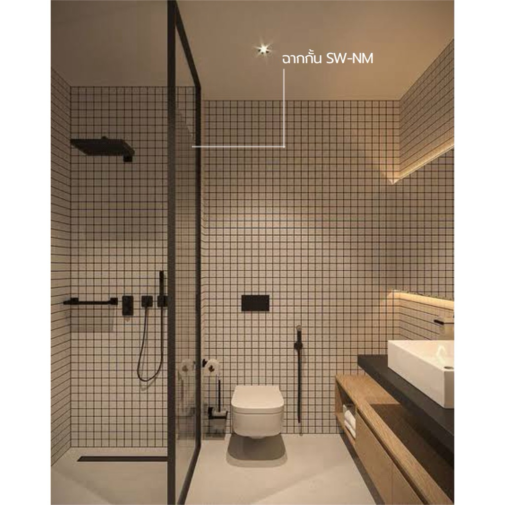ฉากกั้นอาบน้ำ รุ่น SW-NM และ SW-MD มีให้เลือกมากกว่า 10 ขนาด ✅สินค้าสำเร็จรูป✔️ติดตั้งง่าย 📌พร้อมจัดส่งฟรี - รูปที่ 3