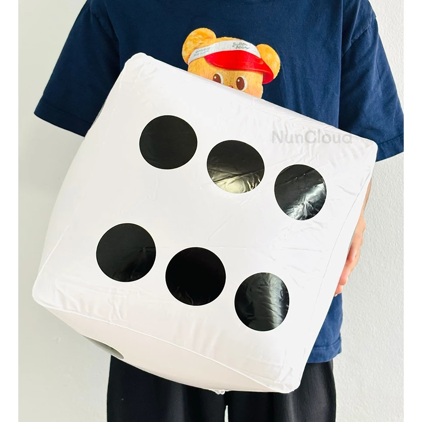 ☘️พร้อมส่ง | ถูก☘️【 ลูกเต๋า PVC 30 cm 】Dice ลูกเต๋าใหญ่ ลูกเต๋าใส บอร์ดเกม บอร์ดเกมส์ ลูกเต๋าอะคริลิค ลูกเต๋าใส Dice