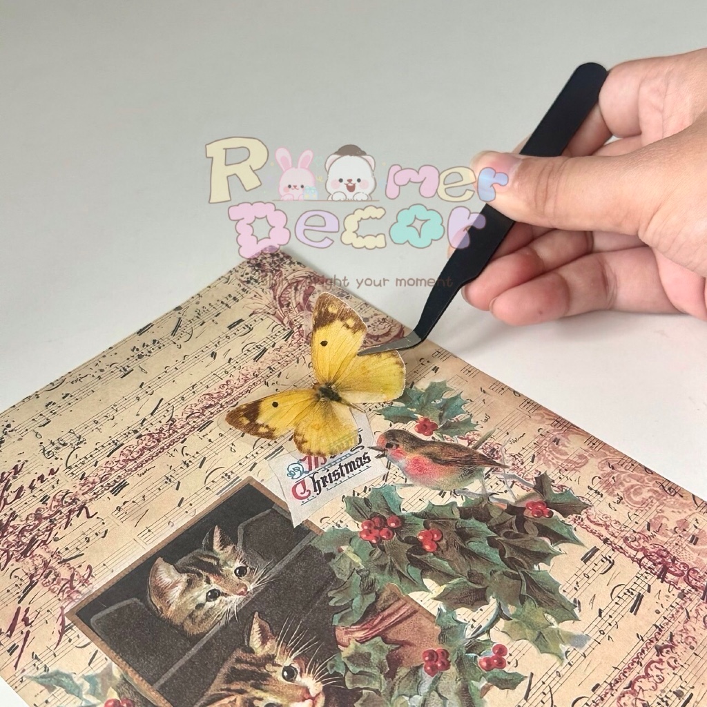 Roomer.Decor [พร้อมส่ง] ที่หนีบสติ๊กเกอร์ แหนบ ที่คีบสติ๊กเกอร์