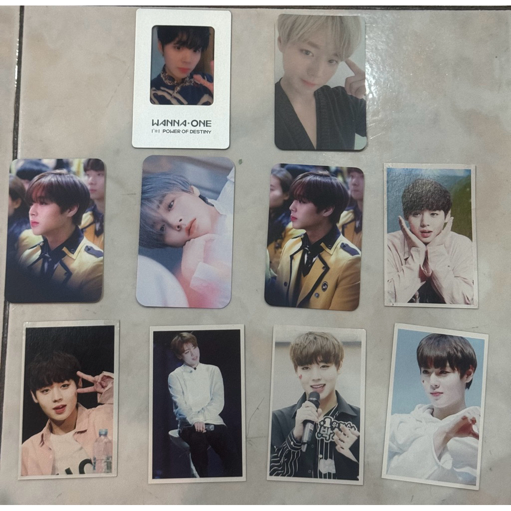 ส่งต่อการ์ดพัคจีฮุน park jihoon มีทั้งออฟฟิเชียล/ไม่ออฟฟิเชียล