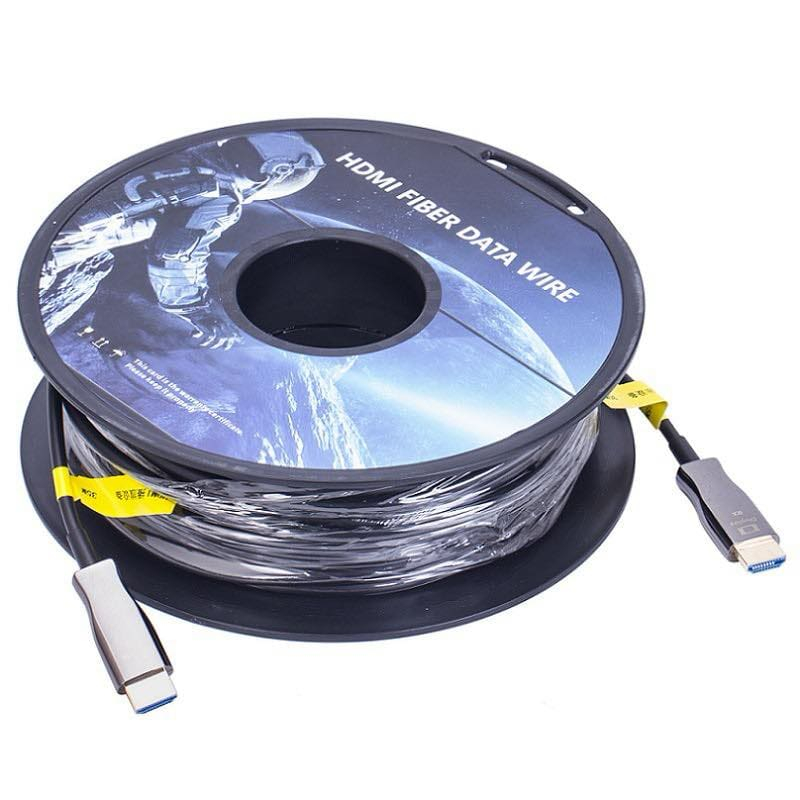สายสัญญาณ HDMI Optical Fiber V2.1 8K 60Hz. 4K 60Hz.สายยาว 30เมตร 40เมตร 50เมตร
