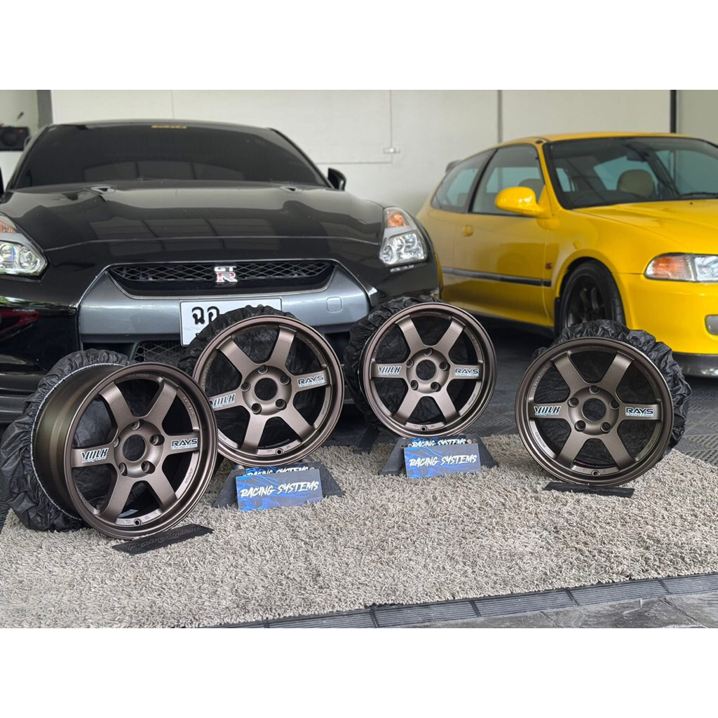 ล้อ TE37 ขอบ15” 5รู114 สีพิเศษจาก Racing Systems