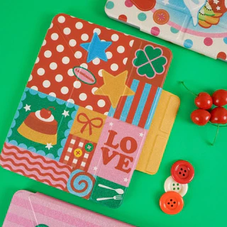 LAONGMOON เคสไอแพดแกน Y ฝาพับ พิมพ์ลาย Lucky Girl Collection ipad case เคส iPad ใส่ปากกาได้