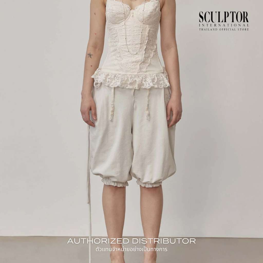 SCULPTOR® กางเกง Pumpkin Half Sweatpants