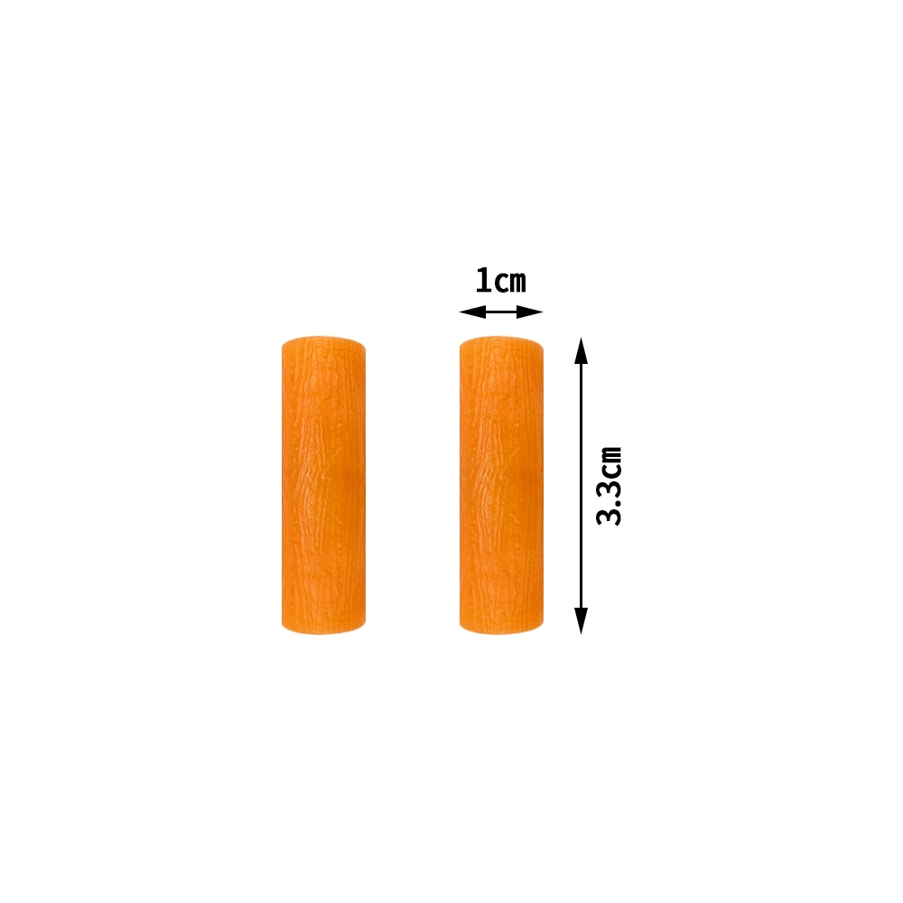 4 ชิ้น (แบบสุ่ม)ยางกัดรูปทรงกระบอกซิลิโคนเกรดอาหารทางการแพทย์ที่สามารถเคี้ยวได้ - รูปที่ 7