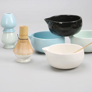 ชุดชามมัทฉะ 2ชิ้น ถ้วยชงมัทฉะ matcha bowl ถ้วยชงชามัทฉะมีปาก…