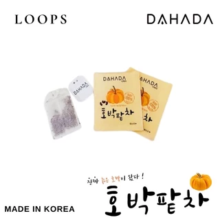 ลิ๊งค์ใหม่ พร้อมส่ง กล่องจริง BOX ชาฟักทองถั่วแดง เกาหลี ชาลดบวม บำรุงร่างกาย Dahada Pumpkin & Redbean Tea 20T (BOX)