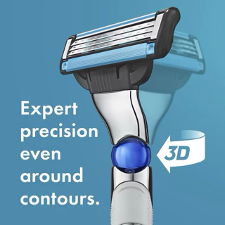 ถูกสุด คุ้มสุด! Gillette Mach 3 Turbo ยิลเลตต์ มัคทรี เทอร์โบ ด้ามมีดโกน 1 ด้าม + ใบมีดโกน 2 ชิ้น พร้อมกล่องเก็บใบมีด