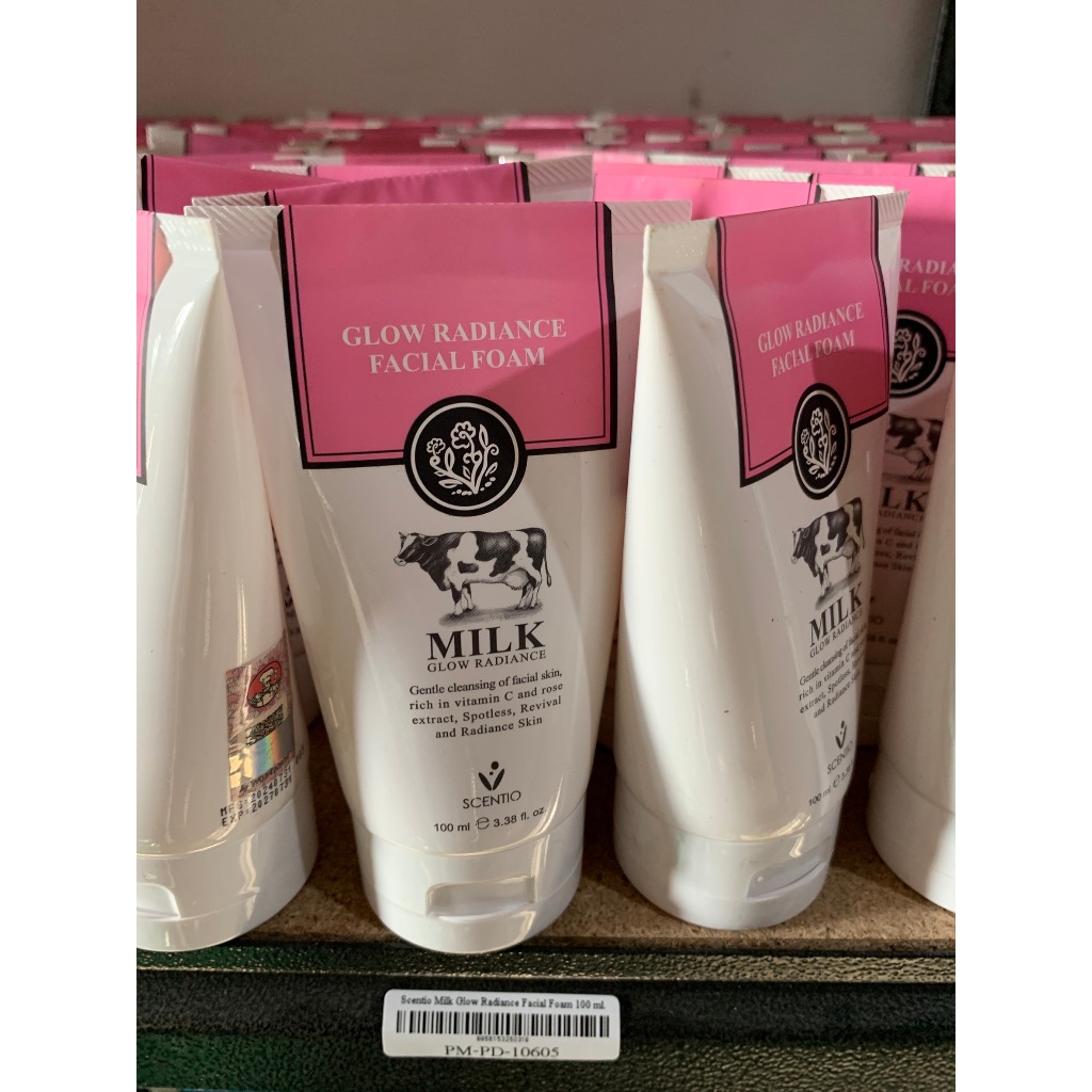 Scentio Milk Glow Radiance Facial Foam 100 ml.