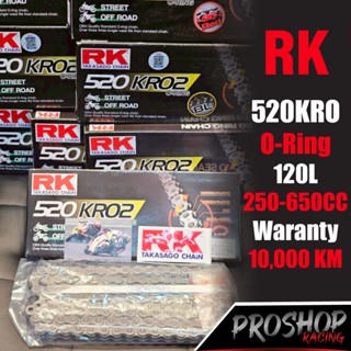 💥โซ่ RK 520 ยาว 120 ข้อ O-Ring มี 8 สี KRO oring 120 ข้อ