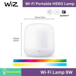 WiZ Portable HERO Lamp โคมไฟตั้งโต๊ะอัจฉริยะ เปลี่ยนสีได้ 16 ล้านสี 9W