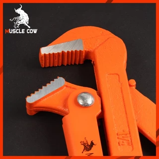 MUSCLE COW ประแจจับแป๊ปขาคู่ 3/4", 1", 1.5", 2", 3", 4" คีมและเครื่องมือประปาคุณภาพสูง