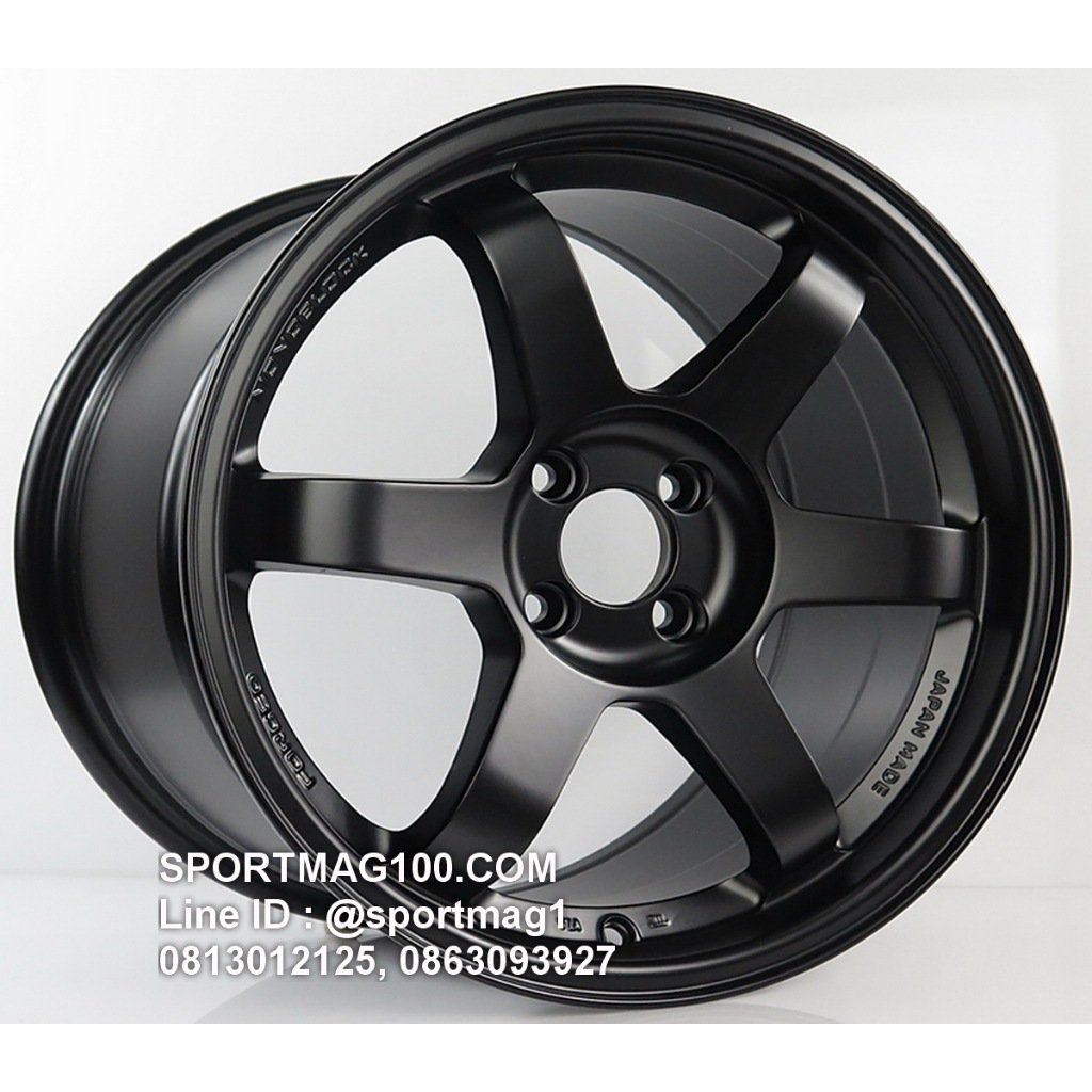 ล้อแม็กซ์ SSW Te37 ขอบ17นิ้ว 4รู100 สีดำด้าน กว้าง8นิ้ว Offset35 [14830]