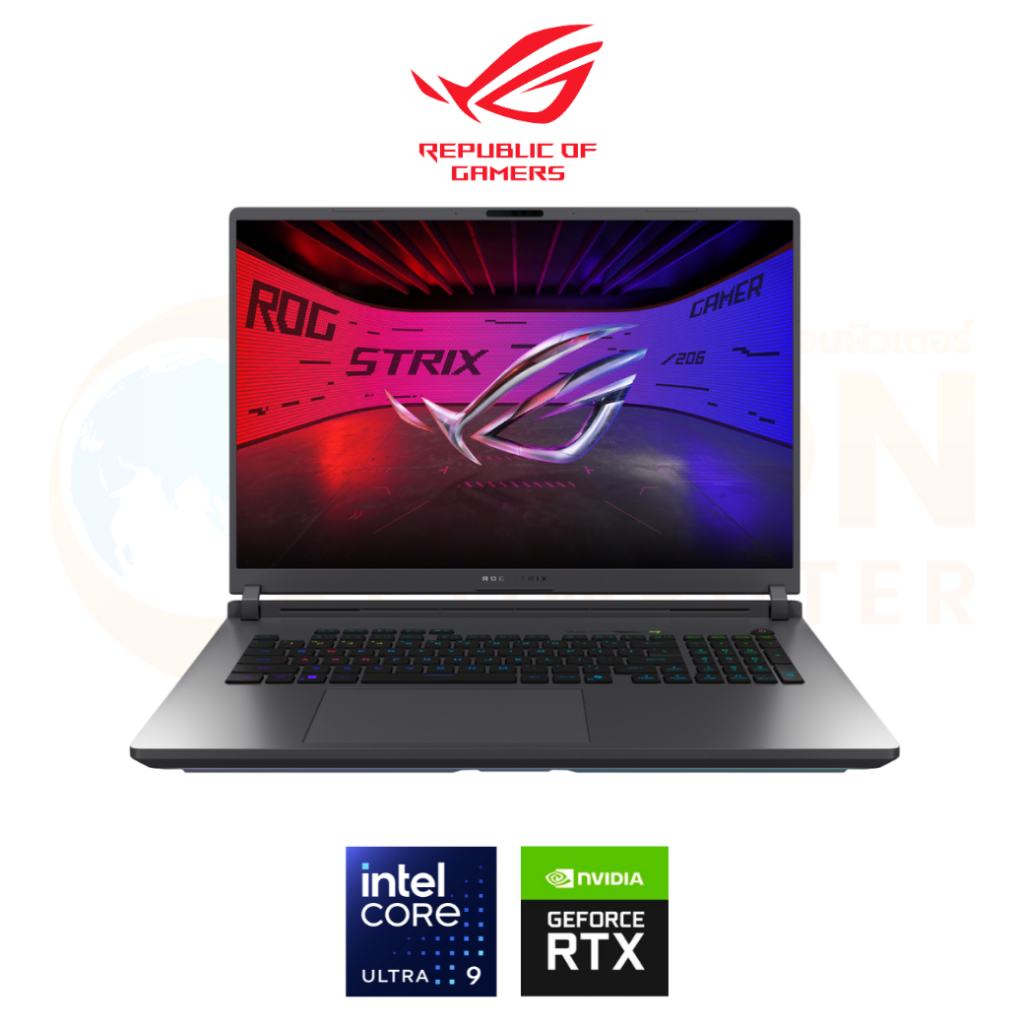 ASUS ROG STRIX G18 G815LR-S9149W NOTEBOOK (โน้ตบุ๊ค) INTEL CORE ULTRA 9 275HX / RTX 5070 TI / 32GB /