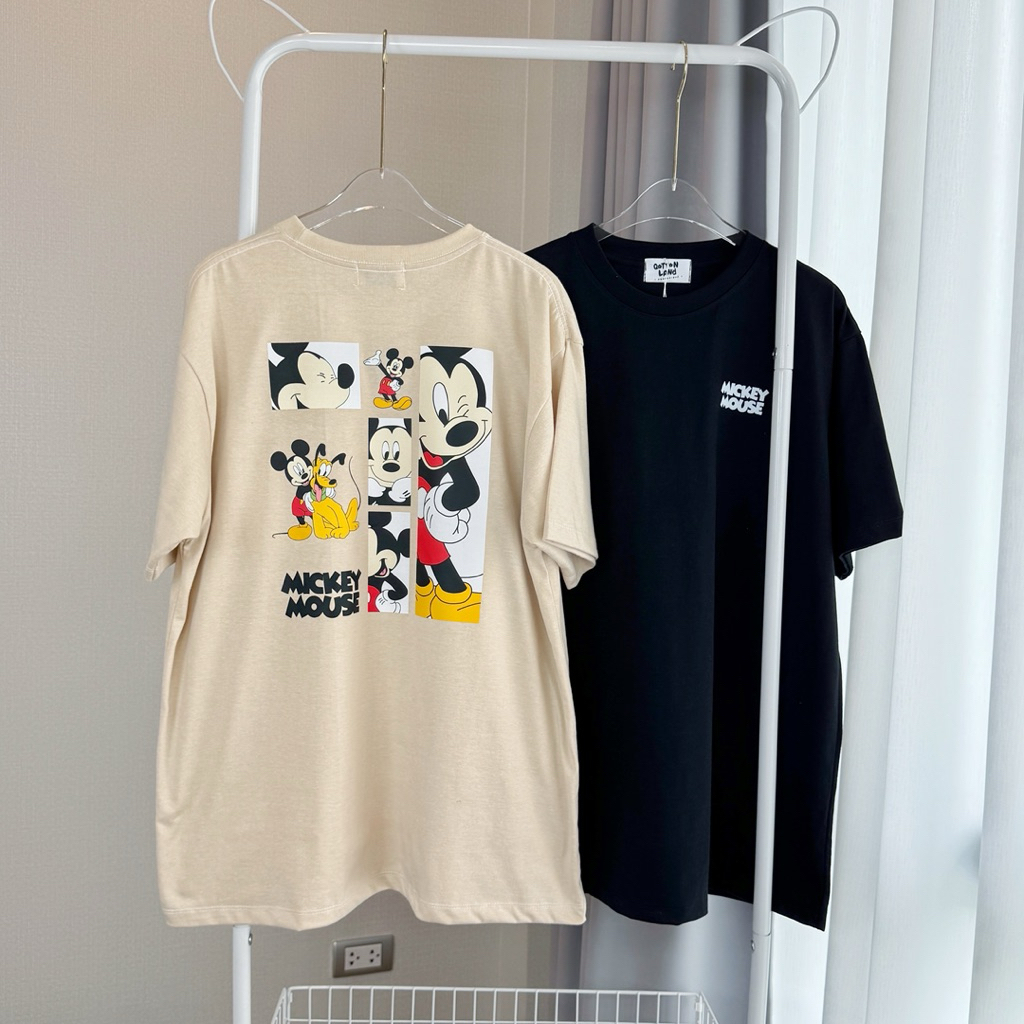 เสื้อยืดโอเวอร์ไซส์ QL มิคกี้เม้าส์