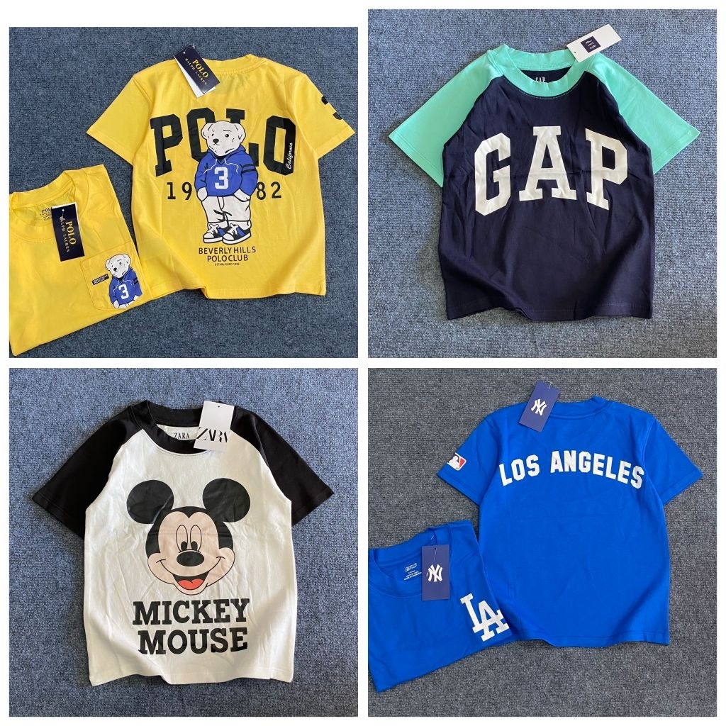 เสื้อยืดเด็ก ผ้าคอตตอน100% ผ้านิ่ม ใส่สบาย