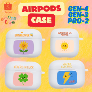 เคส airpods 4 "COLOUR OF JOY" เคส airpods 3 เคส airpods Pro 2 case airpods สำหรับใช้กับ AirPods ซิลิโคนแข็ง SHOPSITIVE