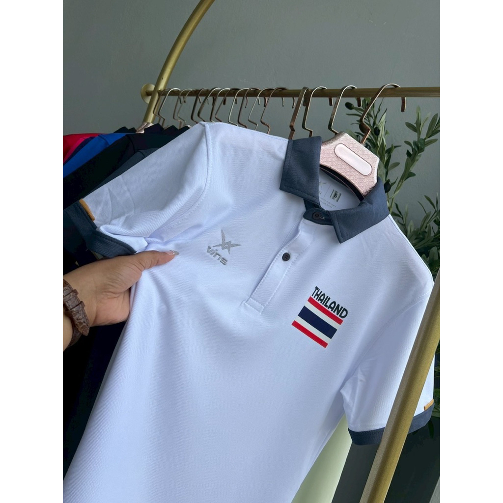 เสื้อโปโลVins221 ธงชาติTHAILAND